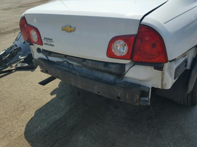 1G1ZB5EB3AF212357 - 2010 CHEVROLET MALIBU LS თეთრი ფოტო 9