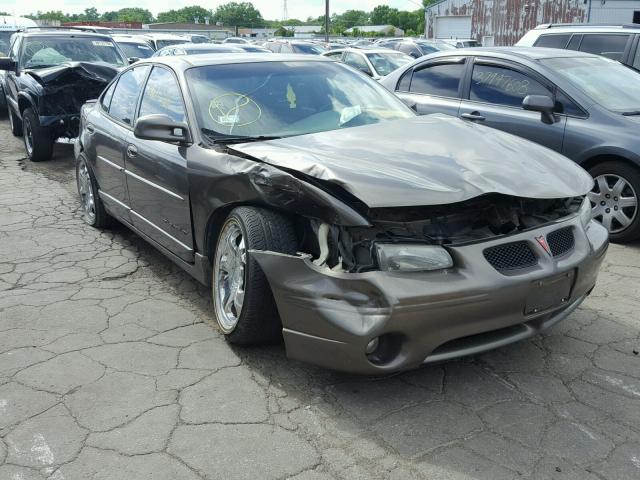 1G2WP52K01F139906 - 2001 PONTIAC GRAND PRIX BROWN photo 1