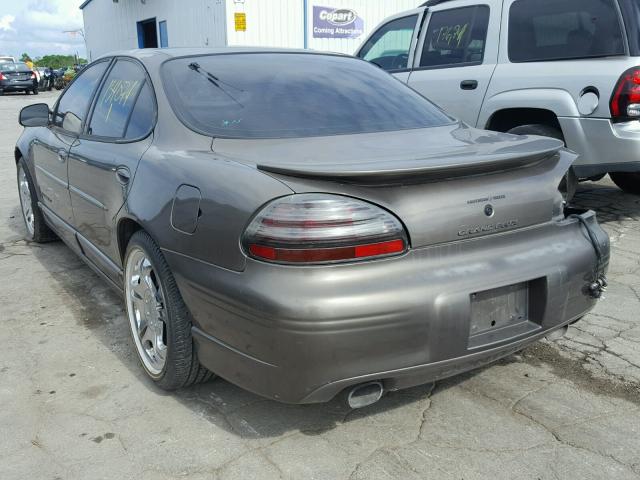 1G2WP52K01F139906 - 2001 PONTIAC GRAND PRIX BROWN photo 3