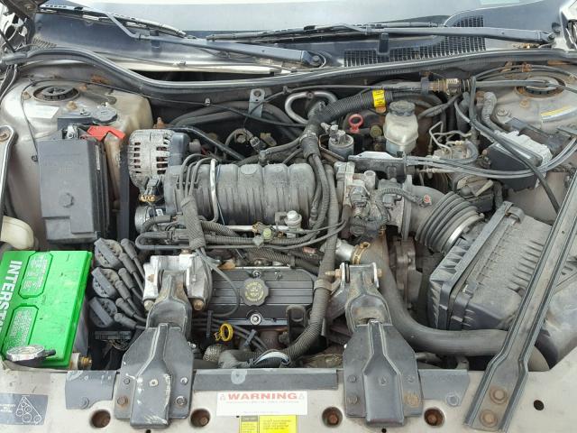 1G2WP52K01F139906 - 2001 PONTIAC GRAND PRIX BROWN photo 7