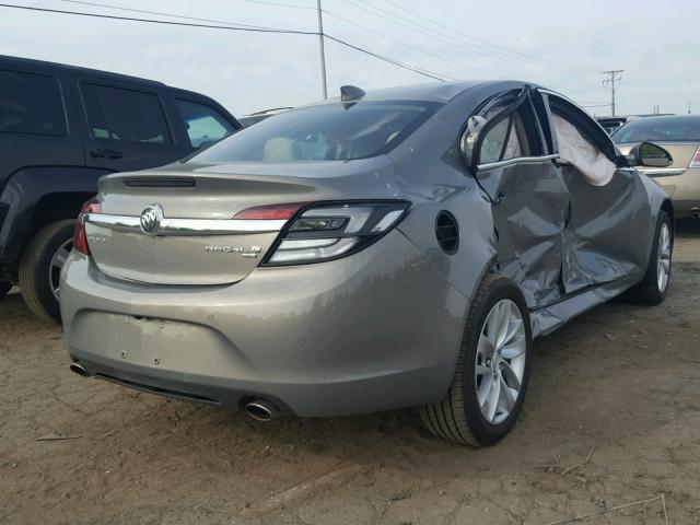 2G4GS5GX8H9137189 - 2017 BUICK REGAL PREM SILVER photo 4