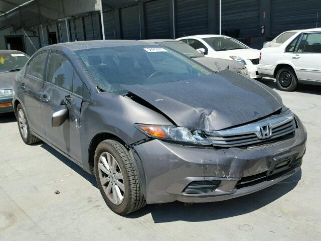 19XFB2F89CE331121 - 2012 HONDA CIVIC EX GRAY photo 1