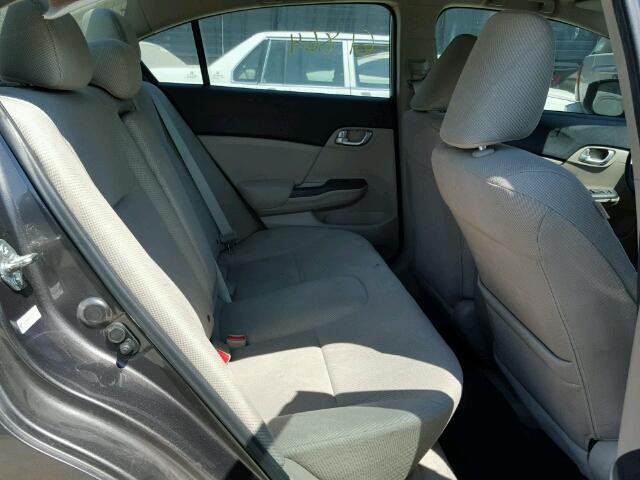 19XFB2F89CE331121 - 2012 HONDA CIVIC EX ნაცრისფერი ფოტო 6