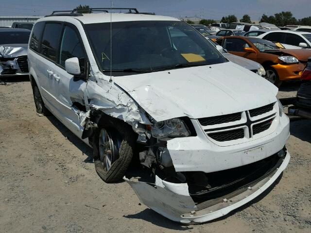 2C4RDGEG1DR816902 - 2013 DODGE GRAND CARA WHITE photo 1