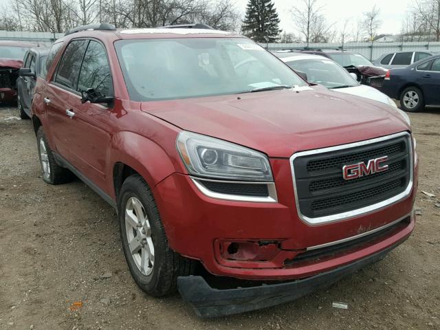 1GKKRPKD9DJ188139 - 2013 GMC ACADIA SLE RED photo 1