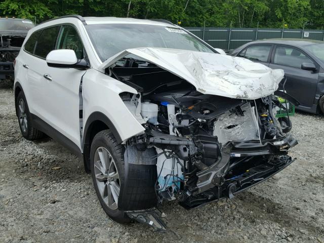 KM8SMDHF8JU279944 - 2018 HYUNDAI SANTA FE S WHITE photo 1