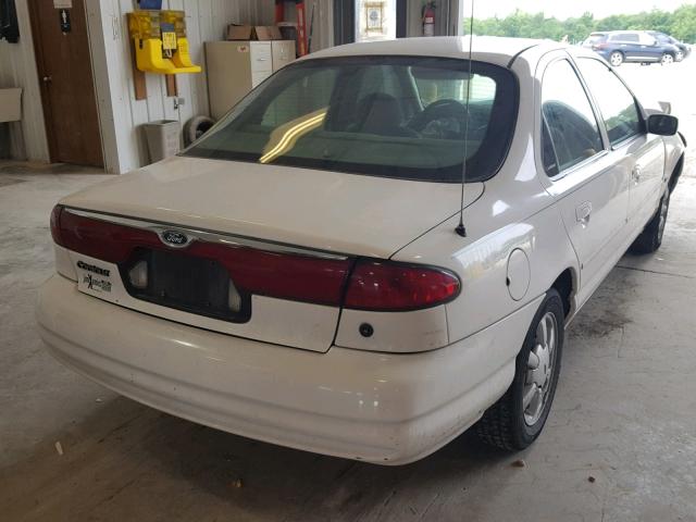 1FAFP6636WK292654 - 1998 FORD CONTOUR LX WHITE photo 4