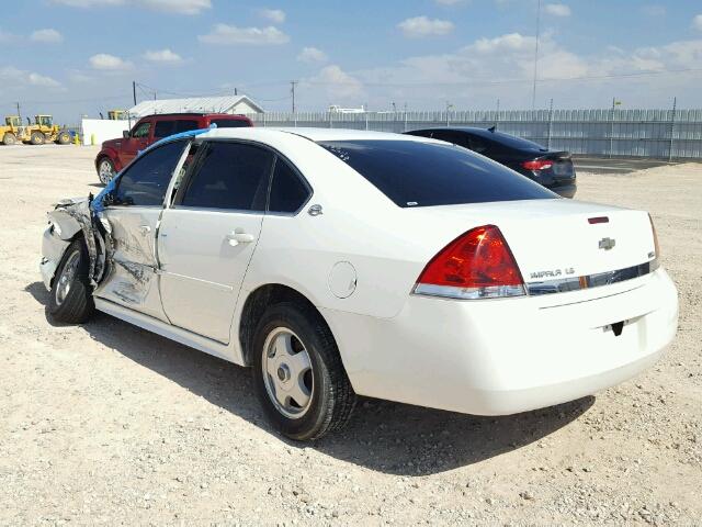 2G1WB57K791187689 - 2009 CHEVROLET IMPALA LS WHITE photo 3