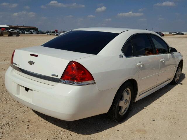 2G1WB57K791187689 - 2009 CHEVROLET IMPALA LS WHITE photo 4