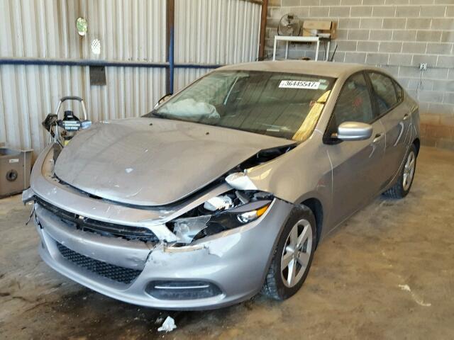 1C3CDFBB4FD275315 - 2015 DODGE DART SXT SILVER photo 2