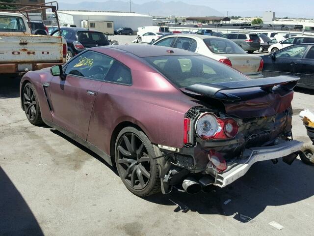 JN1AR5EF5EM270459 - 2014 NISSAN GT-R PREMI PURPLE photo 3