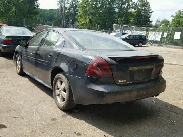 2G2WP552161274080 - 2006 PONTIAC GRAND PRIX BLACK photo 3