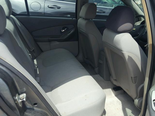1G1ZS51F86F154259 - 2006 CHEVROLET MALIBU LS GRAY photo 6