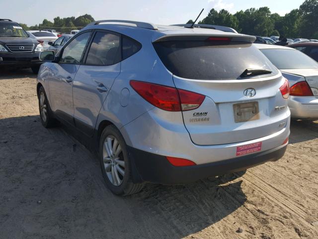 KM8JUCAC0BU148787 - 2011 HYUNDAI TUCSON GLS BLUE photo 3