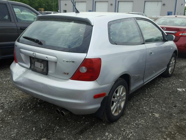 SHHEP33582U307316 - 2002 HONDA CIVIC SI SILVER photo 4