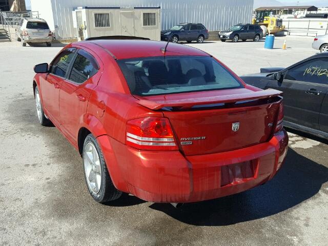 1B3LD76M18N180173 - 2008 DODGE AVENGER R/ RED photo 3