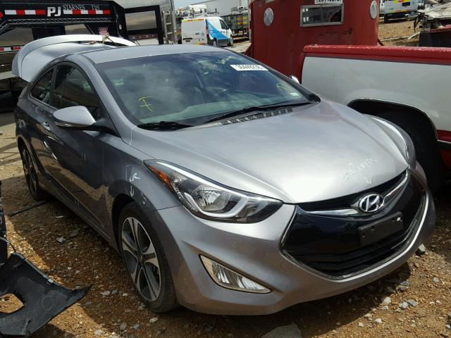 KMHDH6AH4EU027263 - 2014 HYUNDAI ELANTRA CO GRAY photo 1