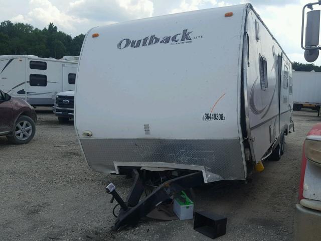 4YDT28K278B452108 - 2008 KEYSTONE OUTBACK WHITE photo 2