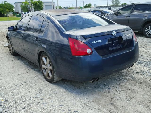 1N4BA41E96C827550 - 2006 NISSAN MAXIMA SE BLUE photo 3