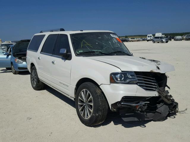 5LMJJ3HT7FEJ06581 - 2015 LINCOLN NAVIGATOR WHITE photo 1