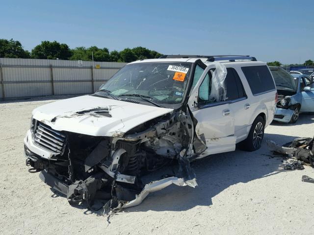 5LMJJ3HT7FEJ06581 - 2015 LINCOLN NAVIGATOR WHITE photo 2