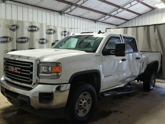 1GT12RE80GF103864 - 2016 GMC SIERRA K25 WHITE photo 2