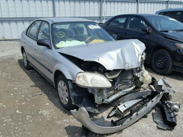 2HGEJ6615YH934752 - 2000 HONDA CIVIC BASE SILVER photo 1