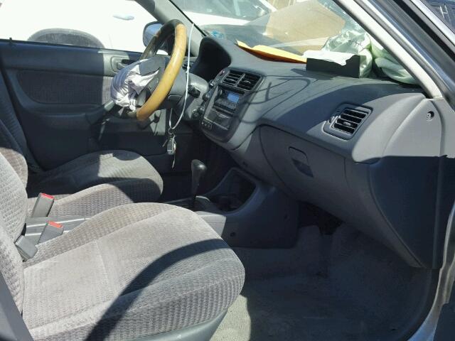 2HGEJ6615YH934752 - 2000 HONDA CIVIC BASE SILVER photo 5