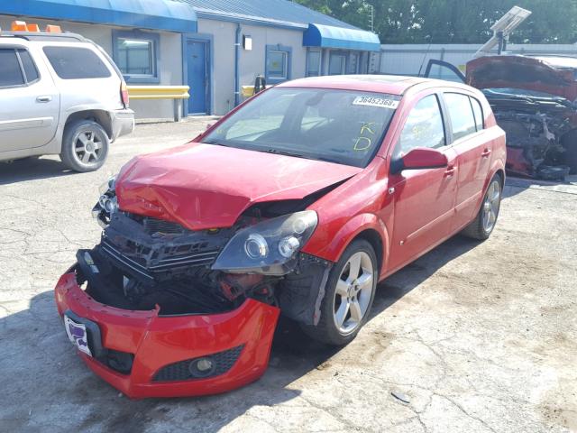 W08AT671385058284 - 2008 SATURN ASTRA XR RED photo 2