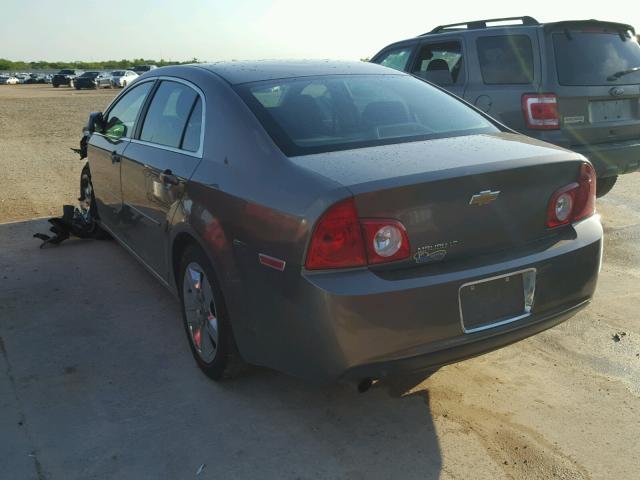 1G1ZC5EB4AF310441 - 2010 CHEVROLET MALIBU 1LT 灰色 照片 3