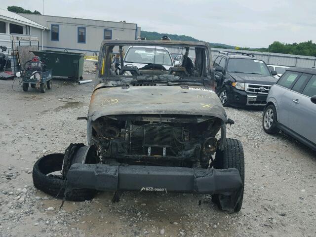 1J4GZ39169L711967 - 2009 JEEP WRANGLER U BURN photo 9