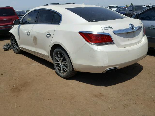 1G4GJ5G37CF282451 - 2012 BUICK LACROSSE T WHITE photo 3