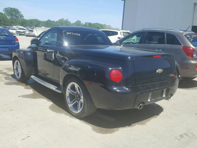 1GCES14P64B112048 - 2004 CHEVROLET SSR 黑色 照片 3