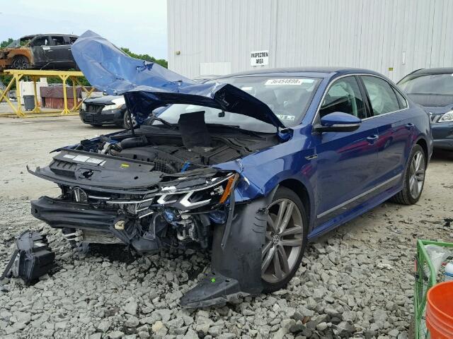 1VWDT7A33HC036704 - 2017 VOLKSWAGEN PASSAT R-L BLUE photo 2