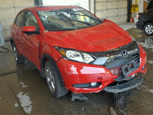 3CZRU6H50HM711456 - 2017 HONDA HR-V EX RED photo 1