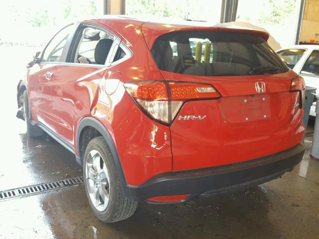 3CZRU6H50HM711456 - 2017 HONDA HR-V EX RED photo 3