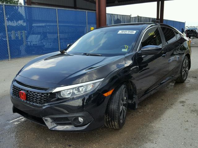 19XFC1F3XGE016393 - 2016 HONDA CIVIC EX შავი ფოტო 2