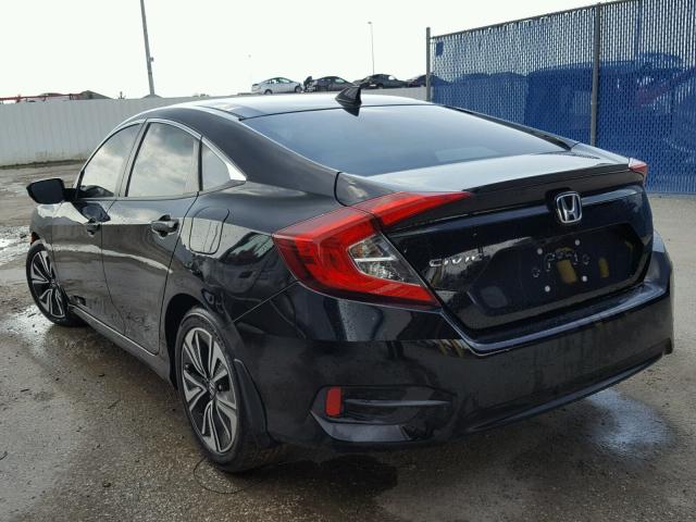 19XFC1F3XGE016393 - 2016 HONDA CIVIC EX შავი ფოტო 3