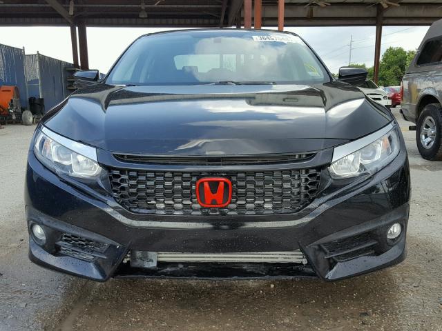 19XFC1F3XGE016393 - 2016 HONDA CIVIC EX შავი ფოტო 9