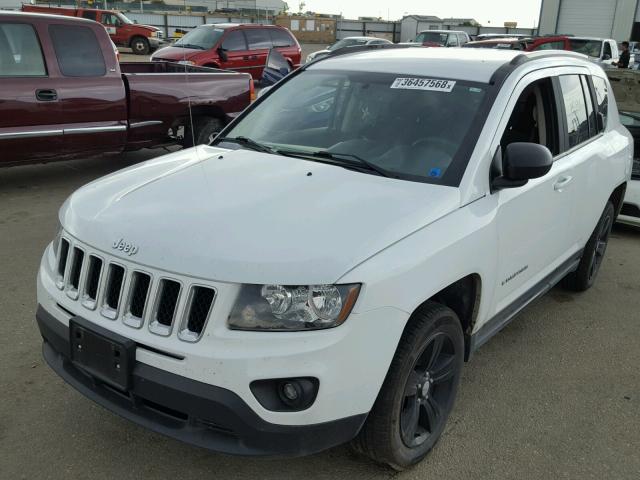 1C4NJCBA4GD634165 - 2016 JEEP COMPASS SP WHITE photo 2