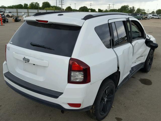 1C4NJCBA4GD634165 - 2016 JEEP COMPASS SP WHITE photo 4
