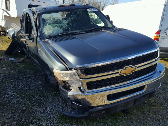 1GC4K1C87BF114256 - 2011 CHEVROLET SILVERADO GREEN photo 1