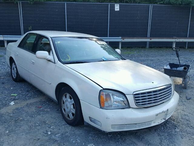 1G6KD54Y63U118449 - 2003 CADILLAC DEVILLE WHITE photo 1