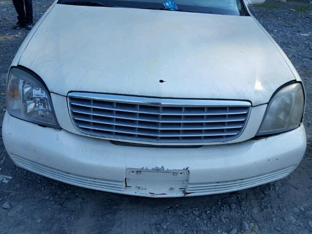 1G6KD54Y63U118449 - 2003 CADILLAC DEVILLE WHITE photo 10