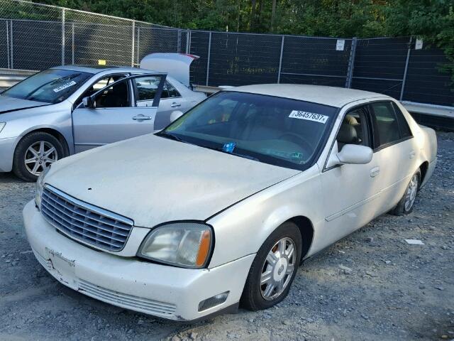 1G6KD54Y63U118449 - 2003 CADILLAC DEVILLE WHITE photo 2