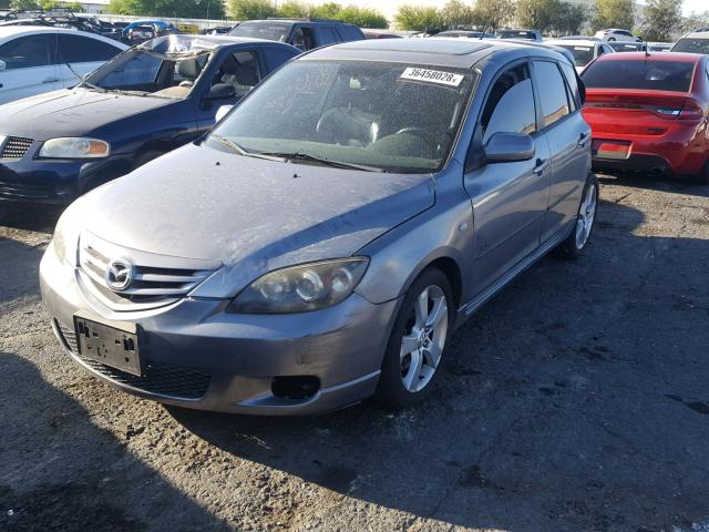 JM1BK144761429998 - 2006 MAZDA 3 HATCHBAC SILVER photo 2