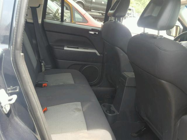 1J8FF47W28D541106 - 2008 JEEP COMPASS SP BLUE photo 6