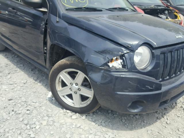 1J8FF47W28D541106 - 2008 JEEP COMPASS SP BLUE photo 9