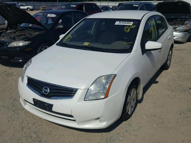 3N1AB6APXBL709623 - 2011 NISSAN SENTRA 2.0 WHITE photo 2