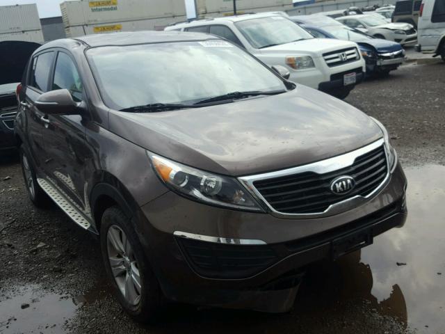 KNDPB3A26D7532893 - 2013 KIA SPORTAGE B BROWN photo 1